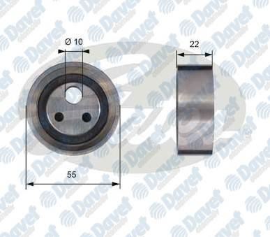 GATES T41155 Eksantrik Gergi Rulmani Clio Ii Kangoo Megane 1.4 1.6 96- Logan 1.4 1.6 04- Sandero 1.4 1.6 09-